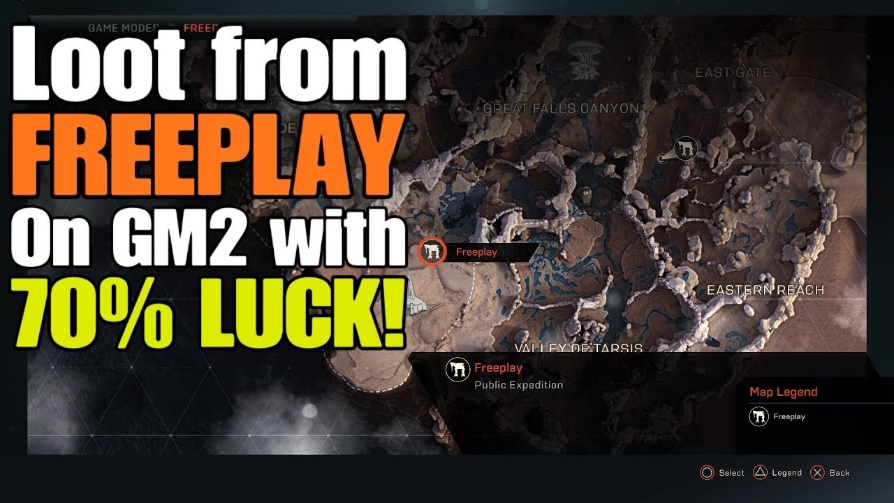 Anthem - Loot from Freeplay on GM2 with 70% LUCK! (Patch 1.0.4)