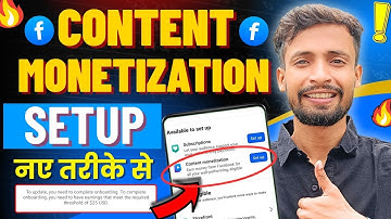 नया तरीका से ✅: Facebook Content Monetization Tools Setup | Facebook Monetization Setup