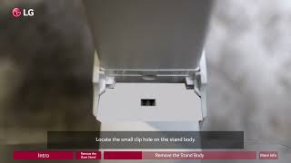 LG Monitors How To Remove The Stand From An LG Monitor