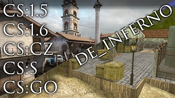 de_inferno - from 1.5 to CS:GO Map Development History #5