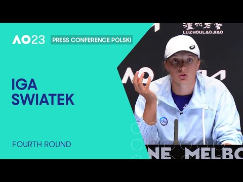 Iga Swiatek Press Conference Polski | Australian Open 2023 Fourth Round