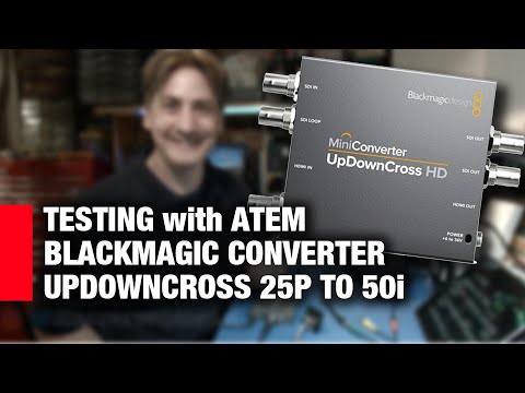 Testing with ATEM | Blackmagic Design UPDOWNCROSS HD