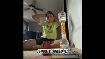 Cap on cap dice sandwich! #dudeperfect #viral #trickshots #shorts #thatsamazing