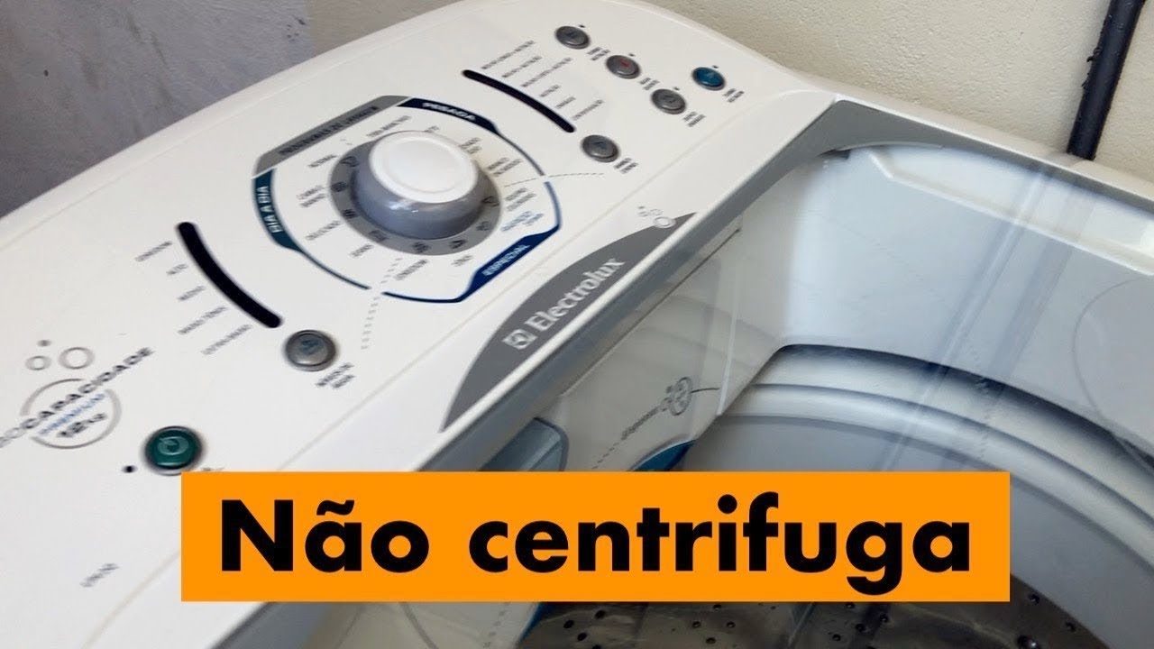 Não centrifuga Máquina de lavar roupas Electrolux LP12Q - YouTube