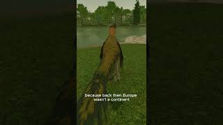 A wildfire found this forgotten dinosaur 🔥 #jurassicworldevolution3 #dinosaur #pyroraptor