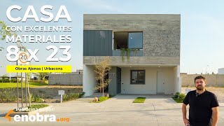 House with high quality materials and excellent distribution in 8 x 23 | AMAZING HOUSES | Urbacons