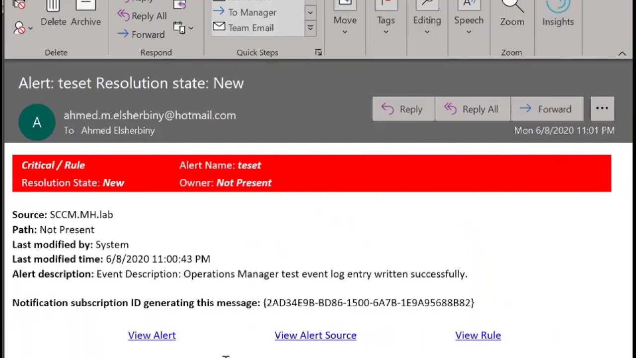 Create Email Notifications Using External Email (Gmail) in SCOM 2019 ...