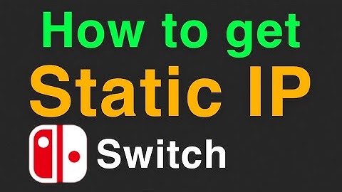 Nintendo Switch How to Get Static IP Address NEW!