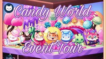 Candy World ~ Event Tour Cat Game The Cats Collector