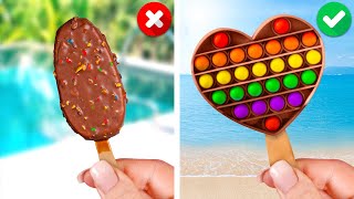 ICE CREAM POP IT || Colorful And Sweet Dessert Recipes And Food Ideas With Chocolate And Candy