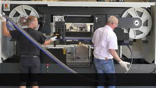 Correct installation of band saw blade