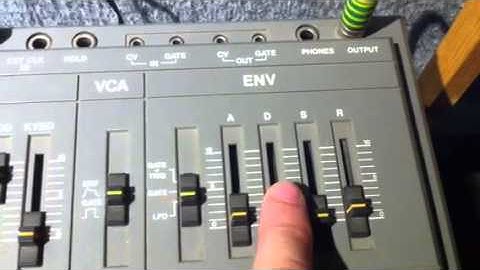 Roland Sh101 synthesizer  lesson - LFO part 2 at The Recording Workshop