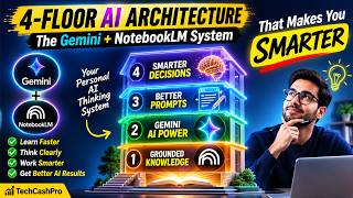 4-Floor AI Architecture: The Gemini + NotebookLM System That Makes You Smarter