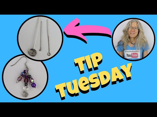 Unique Wire Headpins for Earrings Jewelry Making Tip Tuesday