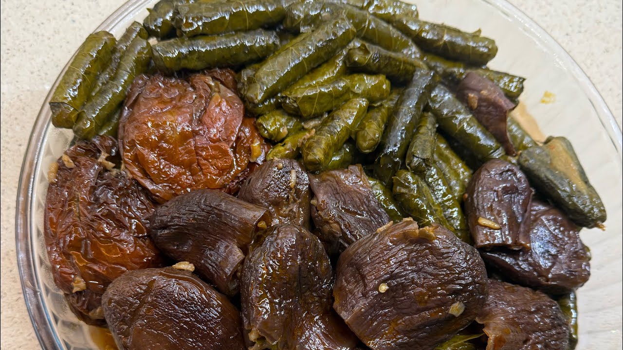 Karışık kuru dolma,sarma