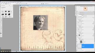Digital Scrapbooking Tutorial: Creating Dimension with Digital Photos and Brushes
