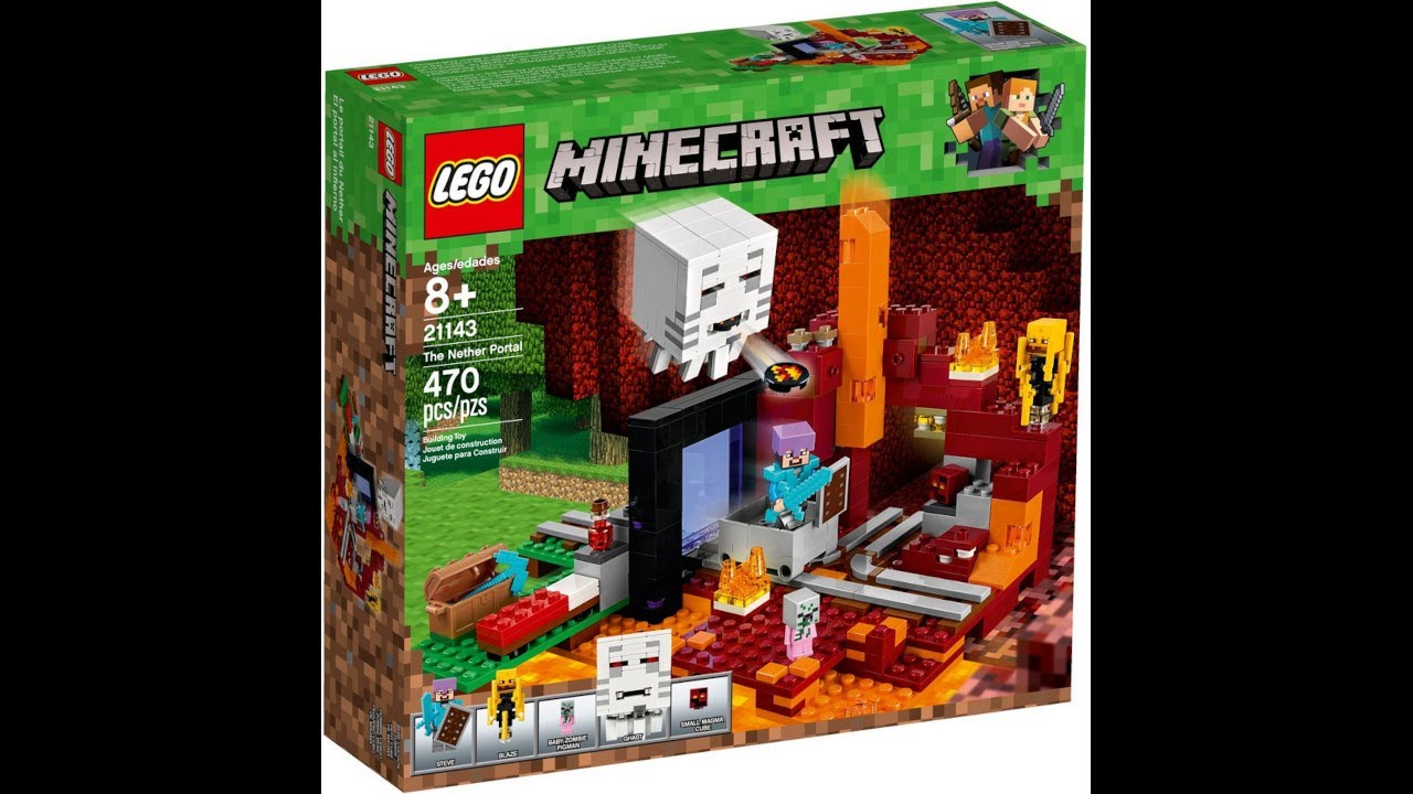 LEGO Instructions | Minecraft | 21143 | The Nether Portal - YouTube