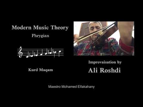 Phrygian Scale, Kurd Maqam, Pitch Class Set 0,1,3,5,7,8,10 Improvisations for Violin