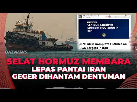 Dua Ledakan Keras Guncang Lepas Pantai Pulau Qeshm Iran di Selat Hormuz | OneNews Update