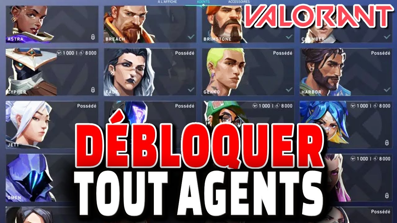 Valorant : Comment Débloquer Les Agents ? Le Guide Complet – RXDLB