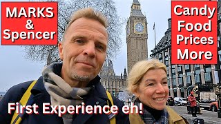 FIRST TIME IN A MARKS & SPENCER IN LONDON UK (Canadian Tourist Tour) @Finding-Fish #london #food