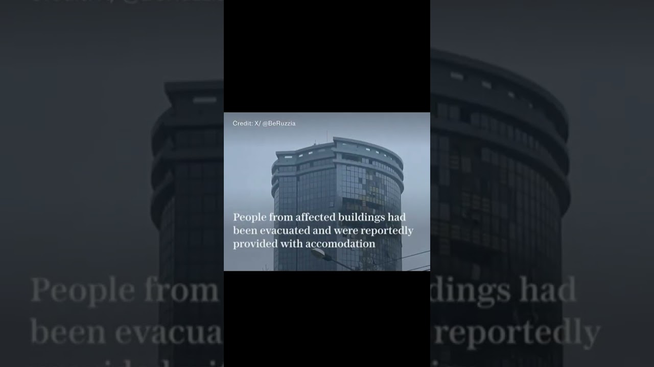 Viral video on Internet | Ukraine Hits Russian building by Drones 