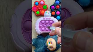 Labubu Popit Injection! 💩🥵💩 #satisfying #squishy #labubu #popit #asmr #shorts