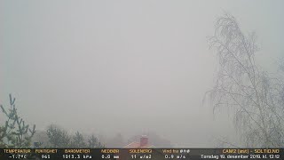 Timelapse Cam 2 - 19. desember 2019