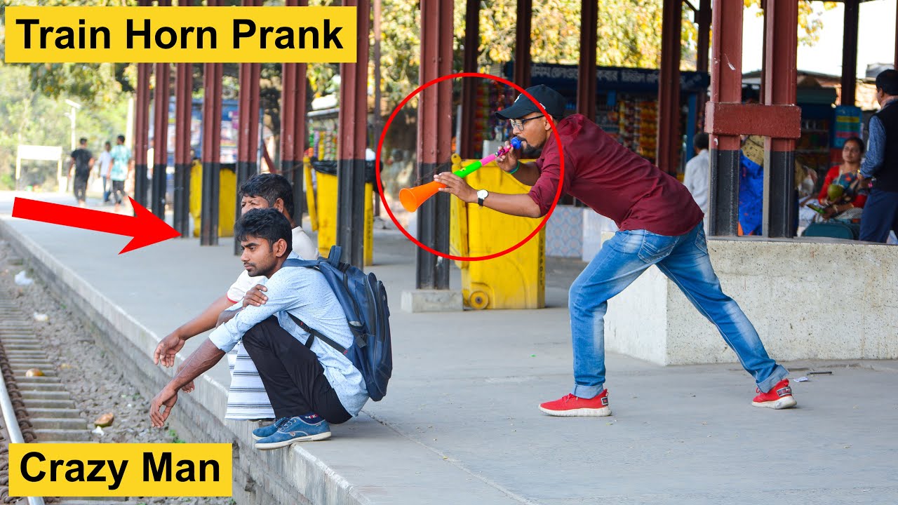 Train Horn Prank 2021 The Best Of Train Horn Prank on Public (PART 5