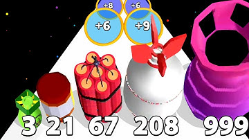 Evolving Bombs! Unlock All Bomb, Max Level ASMR Gameplay #asmrgameplay #levelup #satisfyingasmr