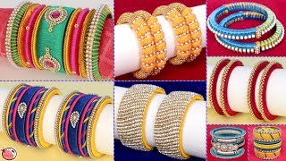 10 DIY Bangles... How to Make Silk Thread Bangles New Designs !!! 10 DIY Bangles... How to Make Silk Thread Bangles New Designs !!!