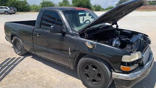 TURBO 4.8 SILVERADO FIRST STARTUP AND PULLS!