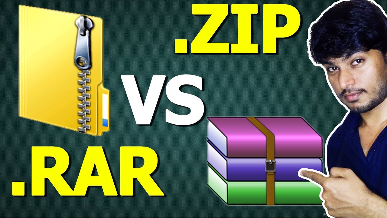 What is the difference between .RAR and .ZIP? unilad tech videos