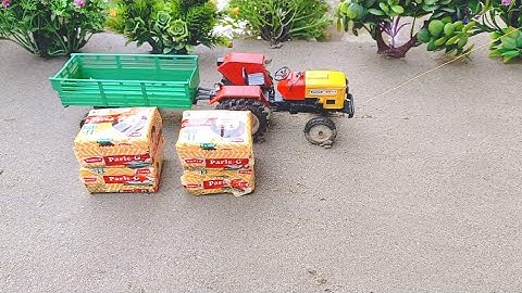 Diy tractor stuck in mud with parle G mini science project part -5- @Farmer Creator