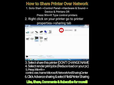 वीडियो: मैं नेटवर्क प्रिंटर कैसे बनाऊं?