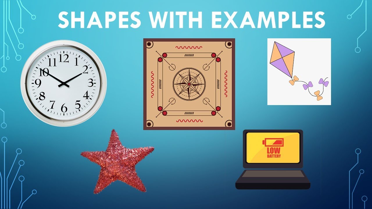 Basic shapes | SHAPES WITH EXAMPLES | learn different shapes for kids ...