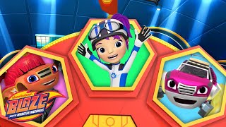 Spin the Girl Power Wheel w/ Gabby & Mega Bot!  | Blaze and the Monster Machines