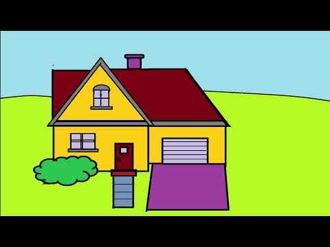 How To Draw House Part 27, Draw Step By Step, Draw For Fun - YouTube