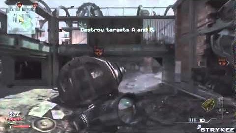 MW3 - Throwing Knife Across Map! #2