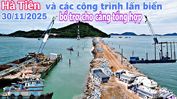Hà Tiên và các công trình lấn biển phụ trợ cho tuyến đường xuyên biển ra cảng tổng hợp
