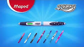 astronomie jacht juni Maped Twin Tip 4 Classic Pen - YouTube