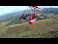 Juanjo volando en un avión ultraligero.