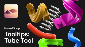 Nomad Sculpt: Tooltips: Tube Tool