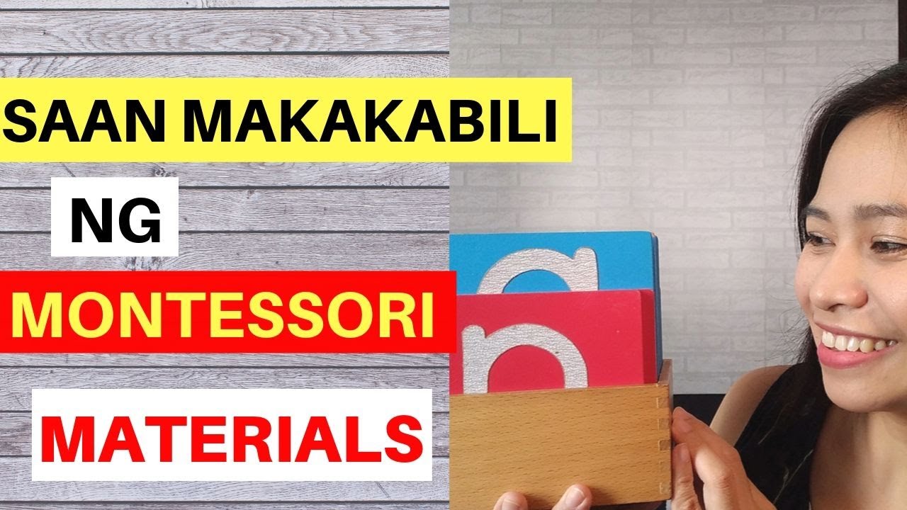 Where to buy Montessori materials YouTube