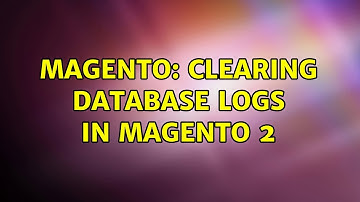 Magento: Clearing database logs in Magento 2