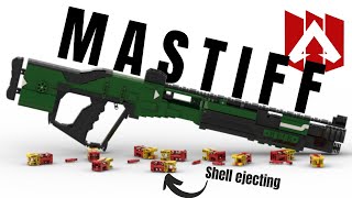 LEGO Mastiff shotgun from Apex Legends (Semi auto & shell ejecting) (Instructions for sale)