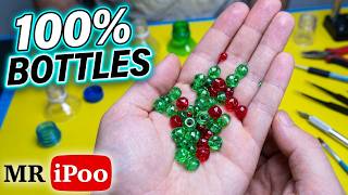 Stop Throwing Away Bottles! Turn Plastic Trash into DIY Crystal Beads