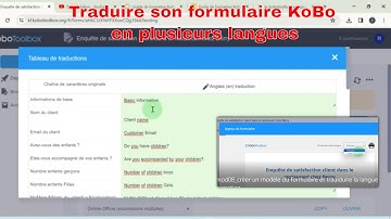 Ajouter plusieurs langues au formulaire kobo, enregistrer comme modèle, leçon 28, formation kobo
