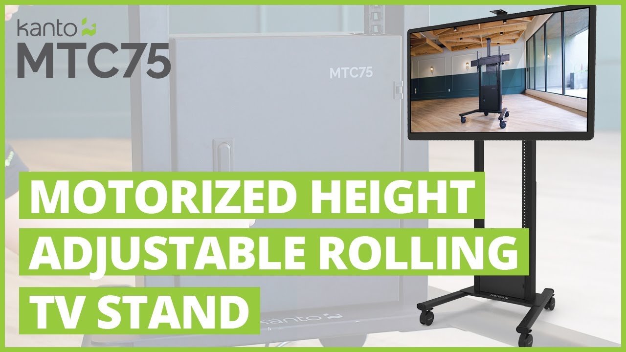 The BEST motorized lift TV CART for your Screen Kanto MTC75 AV Cart