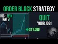 Easy order block trading strategy that works quit your job  forex trading with high win rate